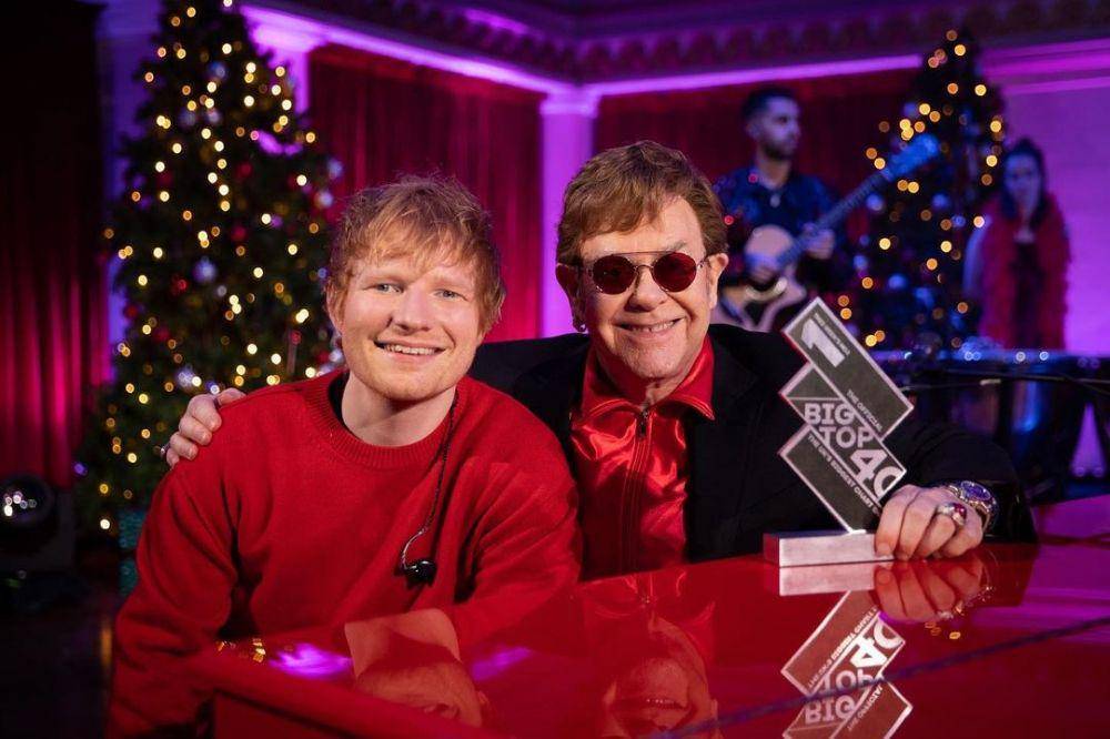 Ed Sheeran dan Elton John (instagram.com/teddysphotos)