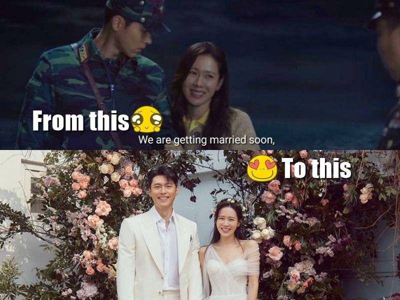 Hyun Bin dan Son Ye Jin menikah. (instagram.com/vast.ent | dok. tvN)