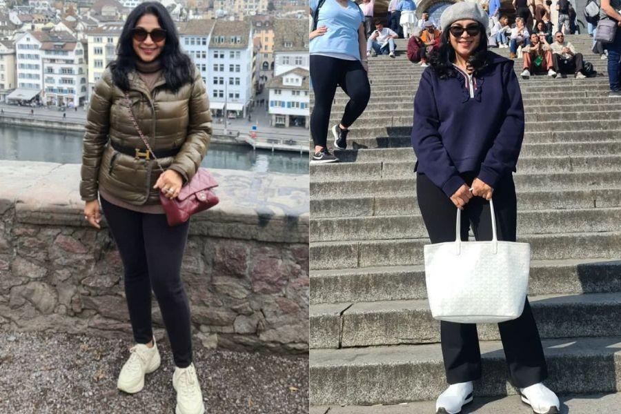 9 Ide OOTD Mega Selvia, Penyanyi Era 80-an yang Elegan nan Awet Muda
