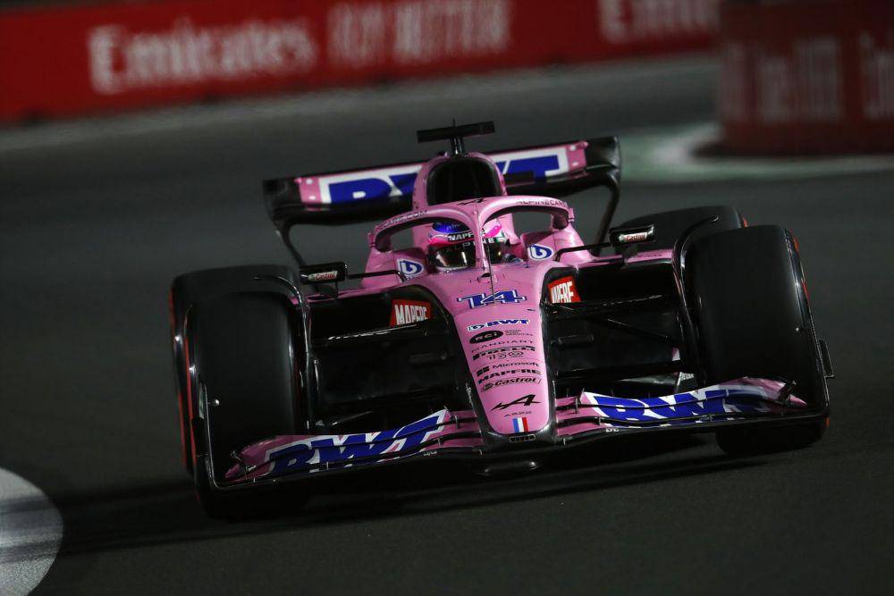 Fernando Alonso pada balapan GP Arab Saudi. (twitter.com/sandra4747_)