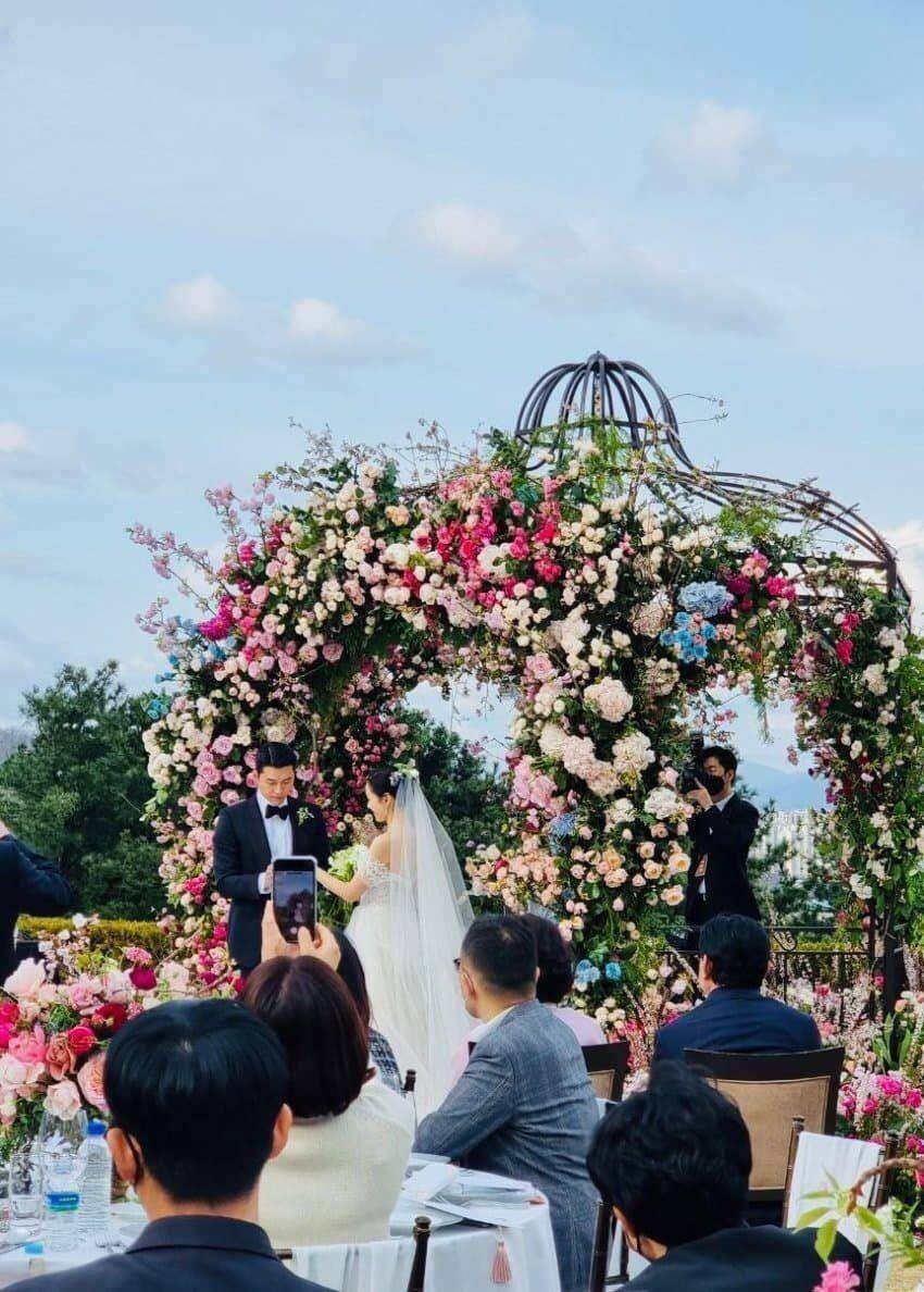Pernikahan Hyun Bin dan Son Ye Jin. (Dok. Istimewa)