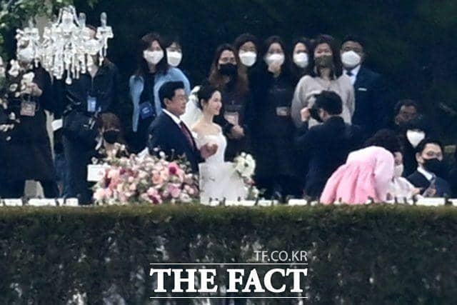 suasana reharsal pernikahan BinJin (news.tf.co.kr)