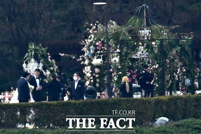 Suasana reharsal pernikahan Hyun Bin & Son Ye Jin (news.tf.co.kr)
