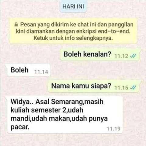 chat kocak ngajak kenalan (twitter.com/slotbocoran_)