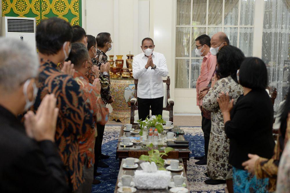 Gubernur Edy Ajak Pastor Satu Visi dengan Pemerintah Sumut