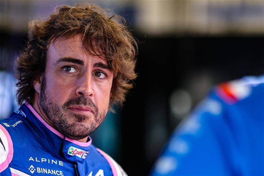 potret pebalap Alpine, Fernando Alonso (twitter.com/Supportalonso_)