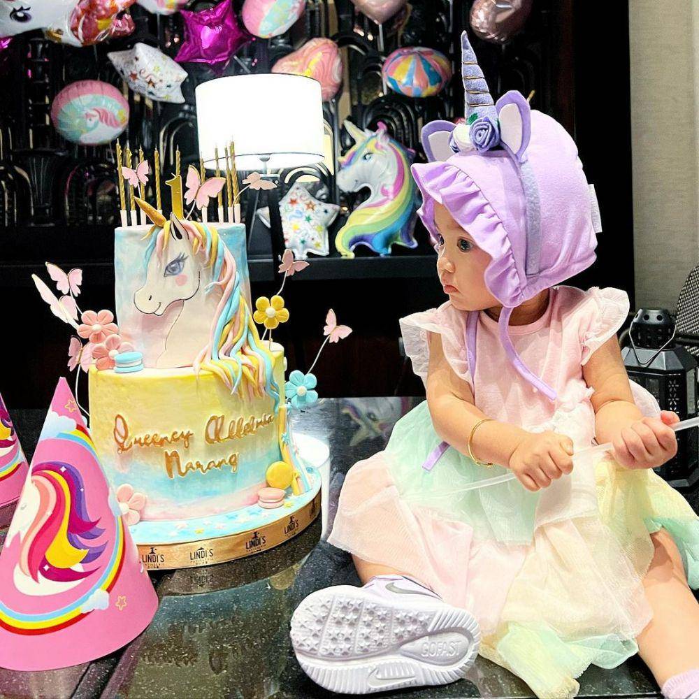 potret perayaan ultah Queency, anak Kezia Karamoy (instagram.com/itskeziakaramoy)