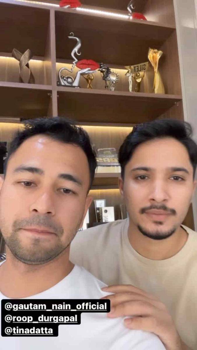 Gautam Nain ke rumah Raffi Ahmad (Instagram.com/raffinagita1717/)