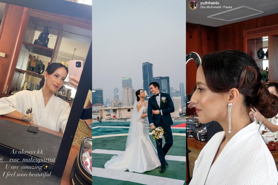 Inspirasi Gaun dan Makeup Wedding Janisaa Pradja, Istri Mike Lewis