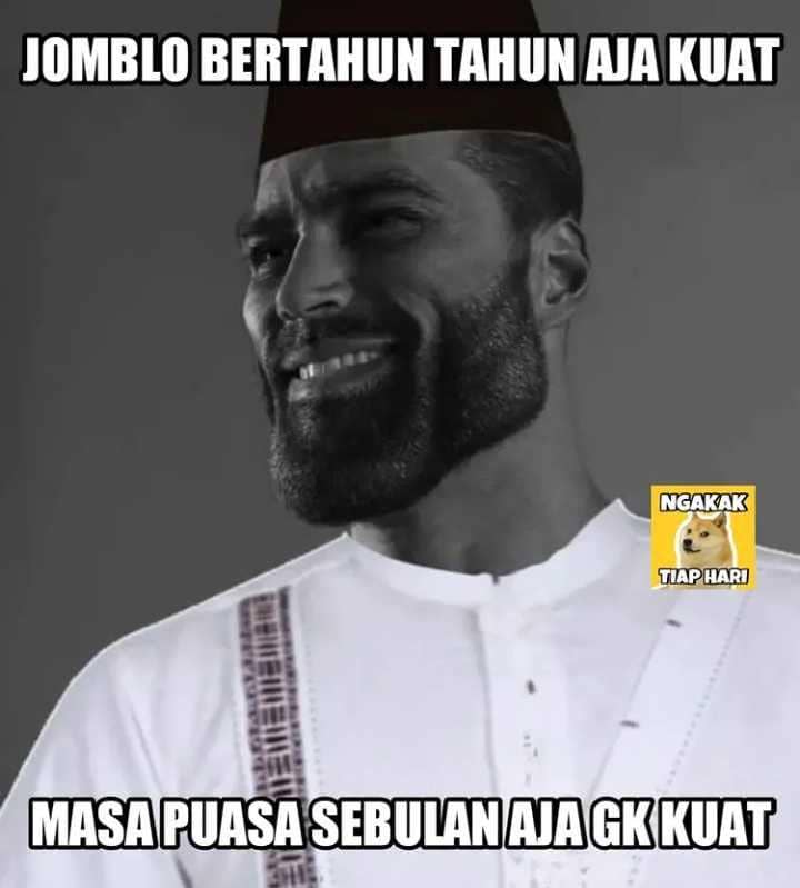 meme sambut bulan Ramadhan (instagram.com/ngakak.tiap.hari)