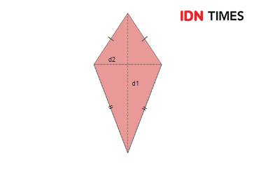 Bangun datar layang-layang (dok. IDN Times)