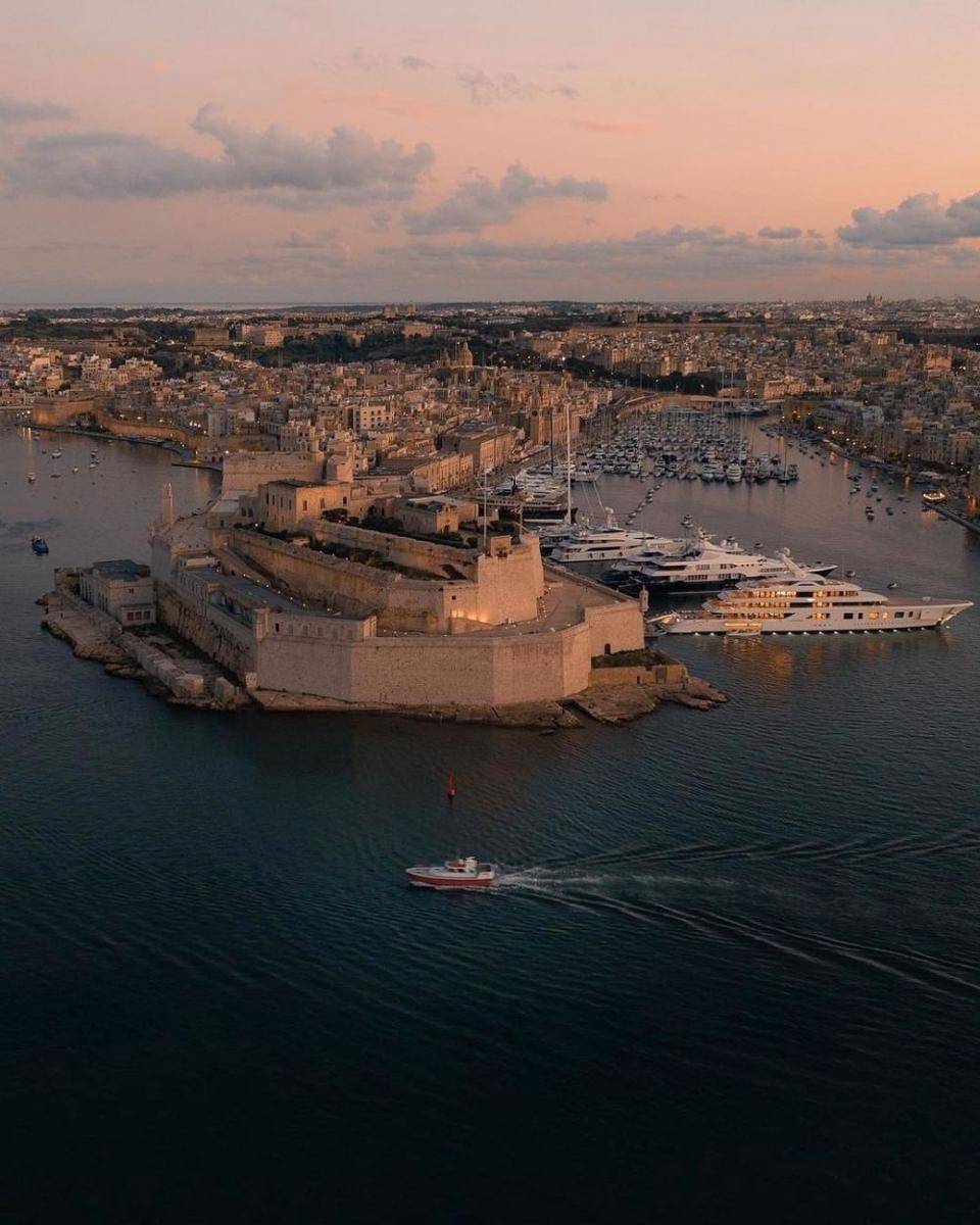 potret Fort St Angelo (instagram.com/lovemalta)