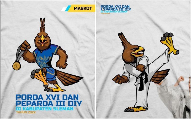 Elang Jawa Jadi Maskot Porda dan Peparda DIY 2022 di Sleman