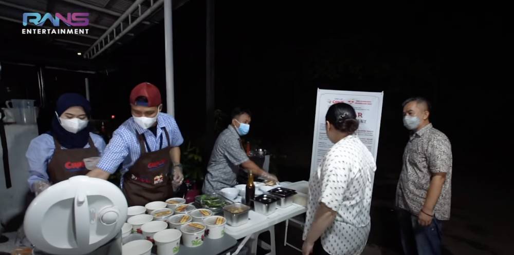potret munggahan ala Nagita Slavina sebelum puasa (YouTube.com/Rans Entertainment)
