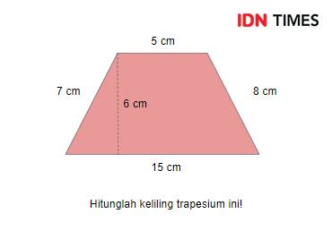 Contoh soal trapesium (dok. IDN Times)