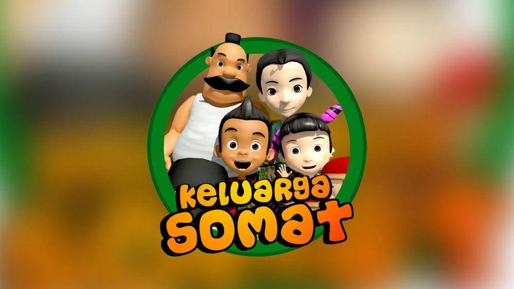 Potret kartun animasi Keluarga Somat (dok. Dreamtoon Studio Ungaran/ Keluarga Somat)