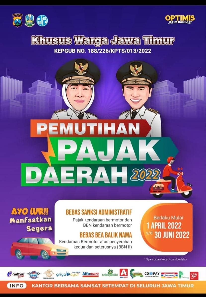 Poster program intensif pemutihan Pemprov Jatim. (dok. Pemprov Jatim)