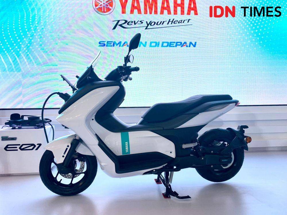Yamaha E01 dipamerkan di IIMS 2022 (IDN Times/Fadhliansyah)