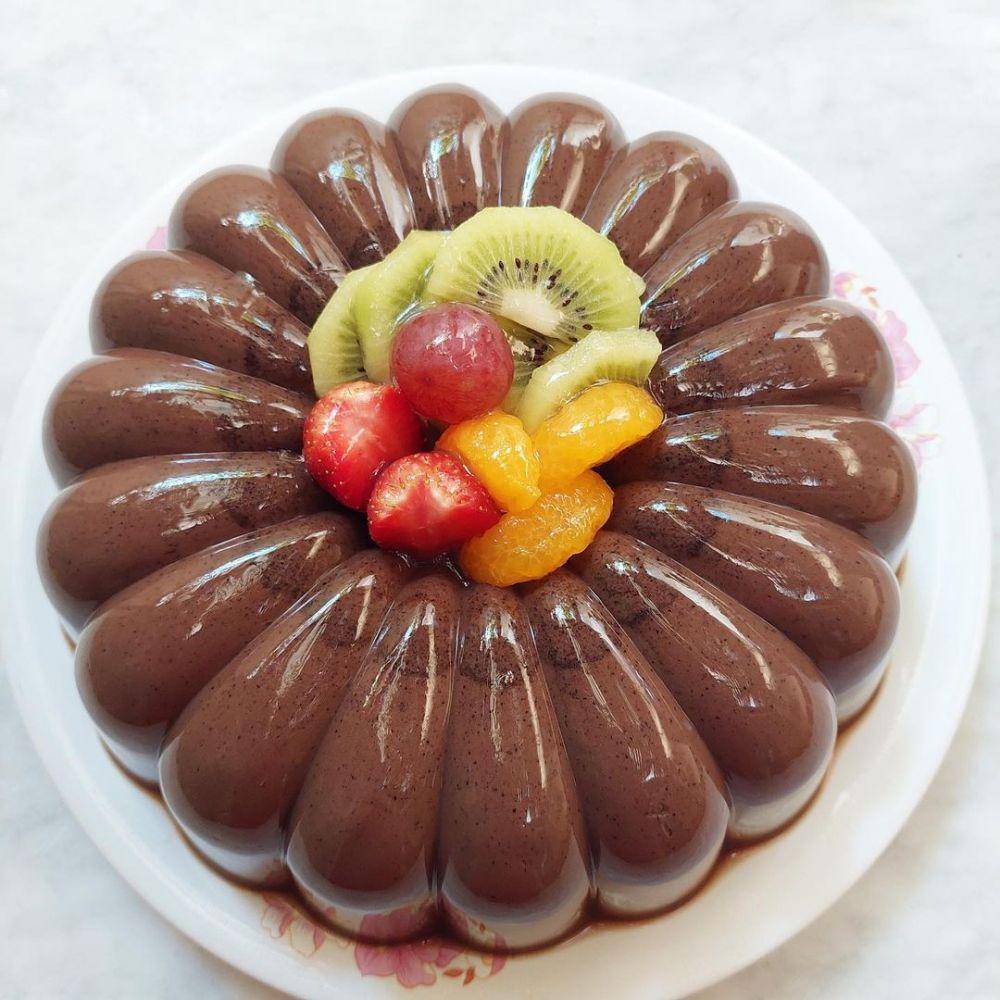 ilustrasi puding coklat roti (instagram.com/ sweetbunny.sweet)