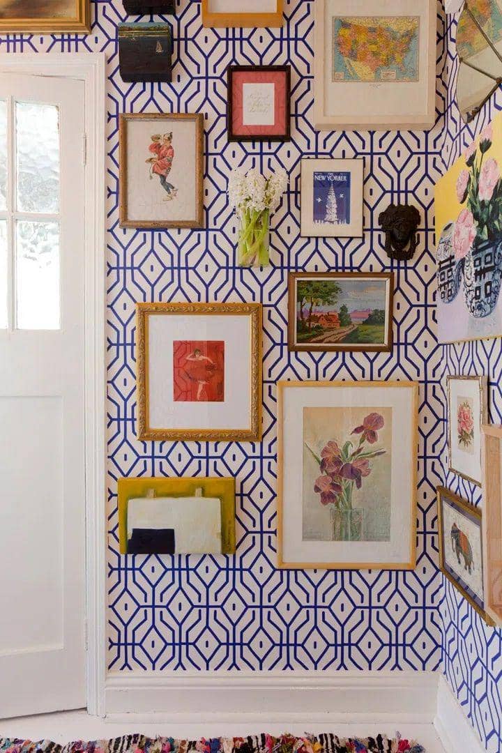 inspirasi rumah dengan wall pattern (www.casadevalentina.com.br)