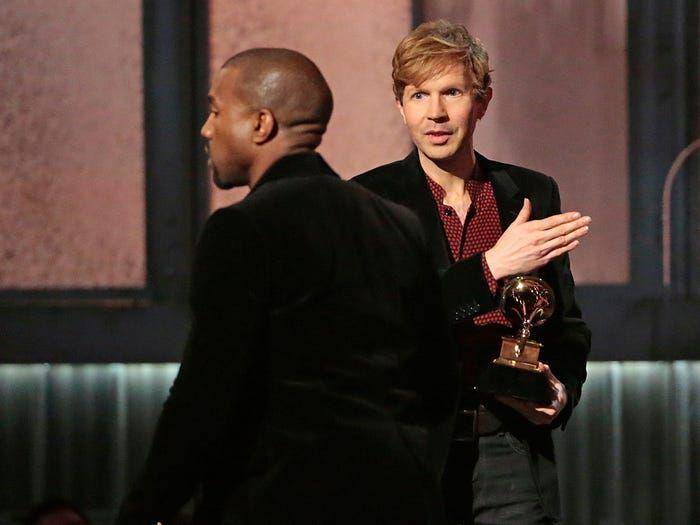 Kanye West dan Beck (dok. Insider)