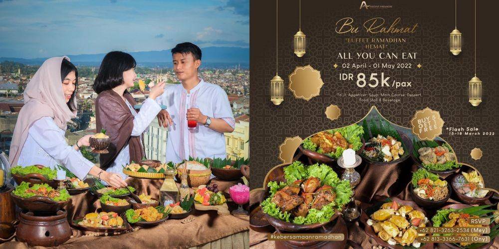 promo dan ilustrasi menu buka puasa di Ascent Premiere Hotel (instagram.com/ascentpremiere)