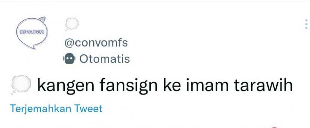 cerita lucu saat tarawih (twitter.com/convomfs)