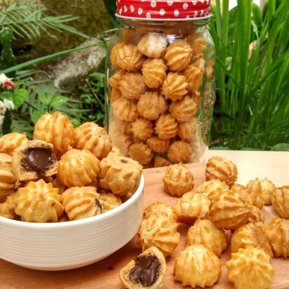 Resep Kue Sus Kering Isi Cokelat, Renyah Menggoyang Lidah