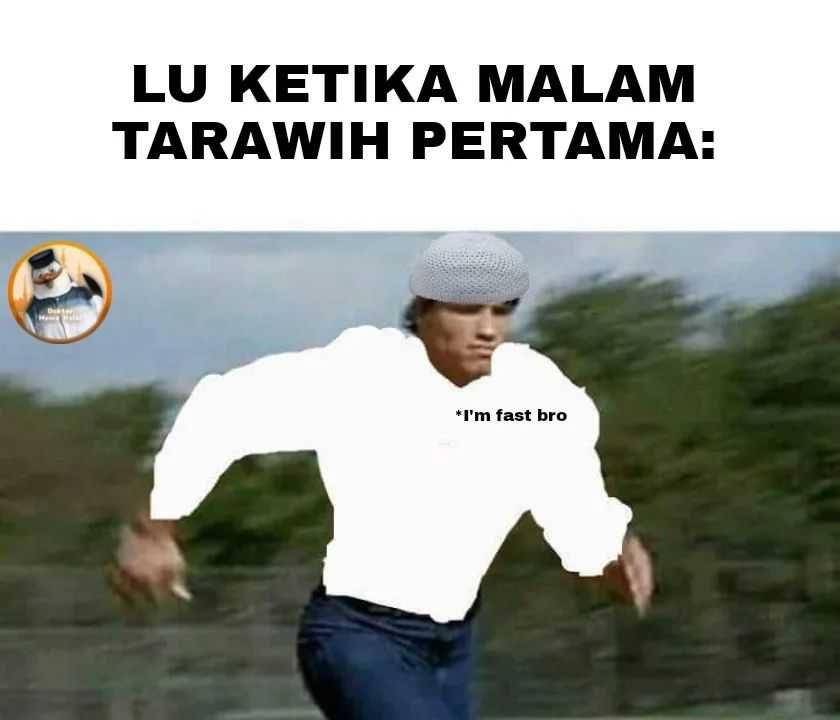 meme tarawih (instagram.com/dokter.meme_halal)