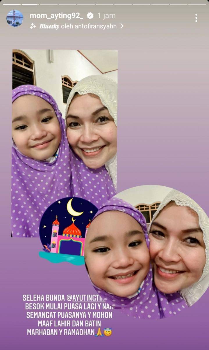 potret Bilqis dan nenek (instagram.com/mom_ayting92)
