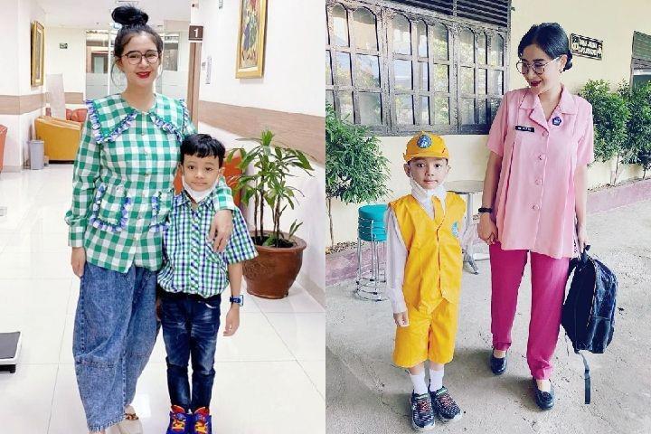 10 Potret Rafif Putra Uut Permatasari yang Sebentar Lagi Jadi Kakak