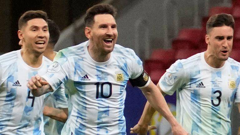 Argentina memastikan diri tampil di Piala Dunia 2022. (skysports.com)