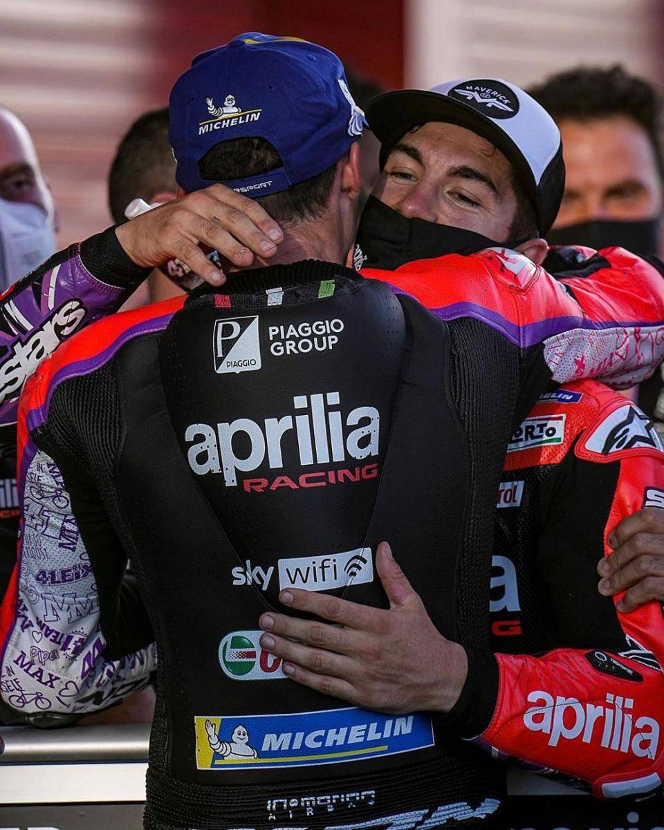 Aleix Espargaro dan Maverick Vinales (instagram.com/motogp)