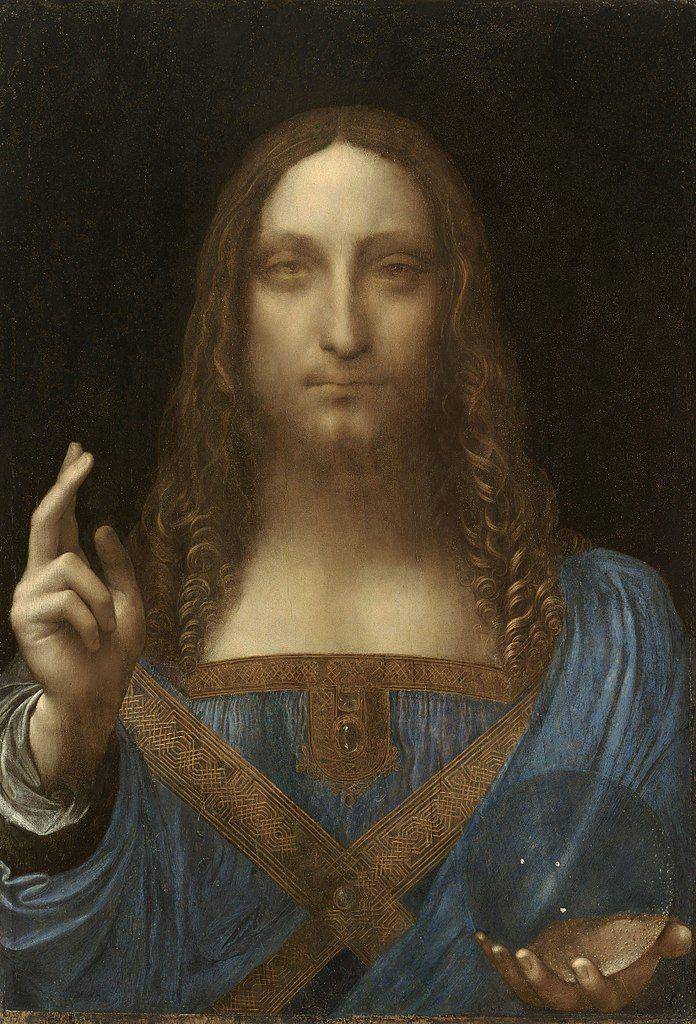 lukisan Leonardo da Vinci berjudul Salvator Mundi (commons.wikimedia.org/Coldcreation)