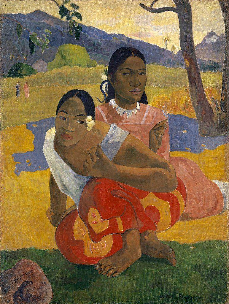 lukisan Paul Gauguin berjudul Nafea Faa Ipoipo (commons.wikimedia.org/Coldcreation)