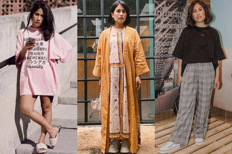 OOTD ala Gya Sadiqah (instagram.com/gyaps)