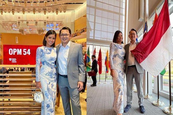 10 Potret Titi Radjo Padmaja Dampingi Suami Wisuda di Harvard