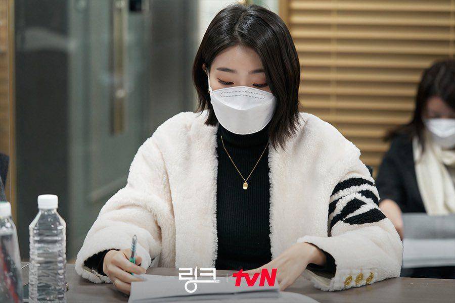 potret pembacaan naskah drama Link (instagram.com/tvn_drama)