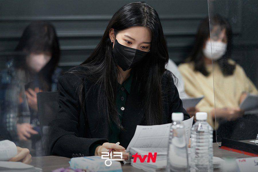 potret pembacaan naskah drama Link (instagram.com/tvn_drama)
