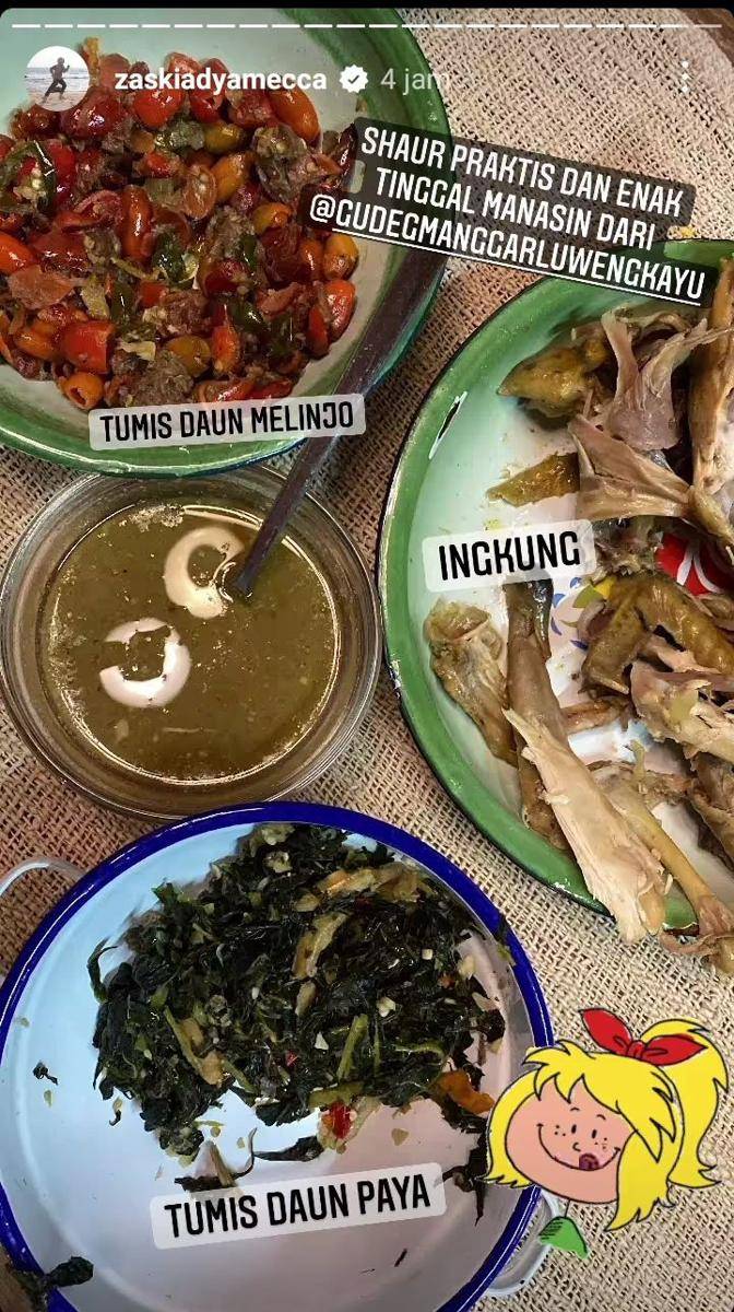 potret sahur pertama keluarga Zaskia Adya Mecca (instagram.com/zaskiadyamecca)
