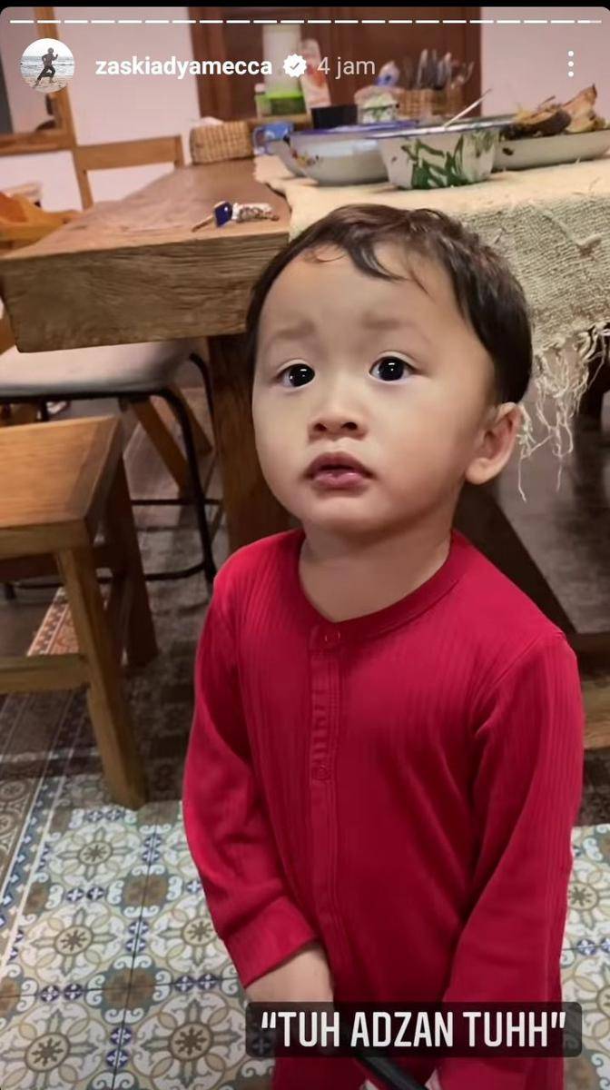 potret sahur pertama keluarga Zaskia Adya Mecca (instagram.com/zaskiadyamecca)