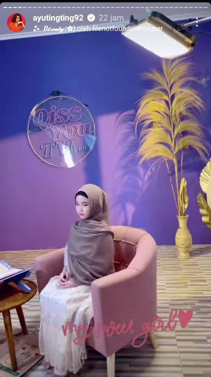 potret Bilqis Khumairah Razak (instagram.com/ayutingting92)