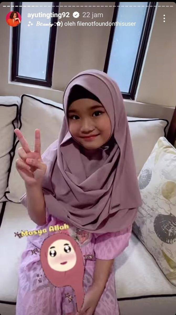 potret Bilqis Khumairah Razak (instagram.com/ayutingting92)