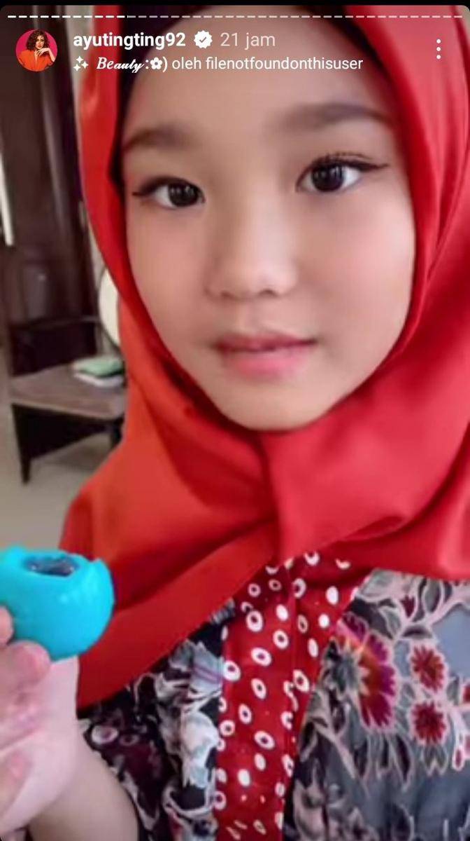 potret Bilqis Khumairah Razak (instagram.com/ayutingting92)