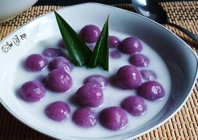 ilustrasi kolak biji salak ubi ungu (cookpad.com)