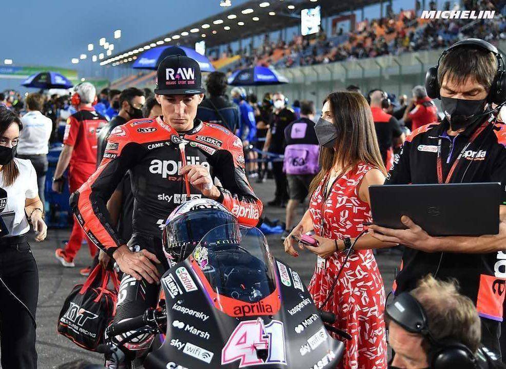 Aleix Espargaro dan istrinya (instagram.com/inlau)