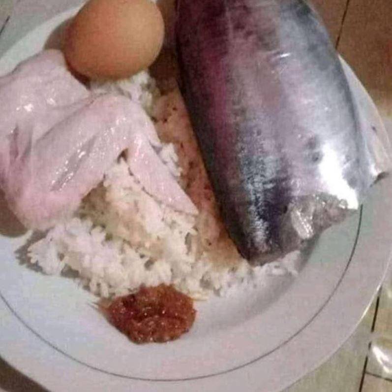 potret menu sahur low budget (twitter.com/jowoshitpost)