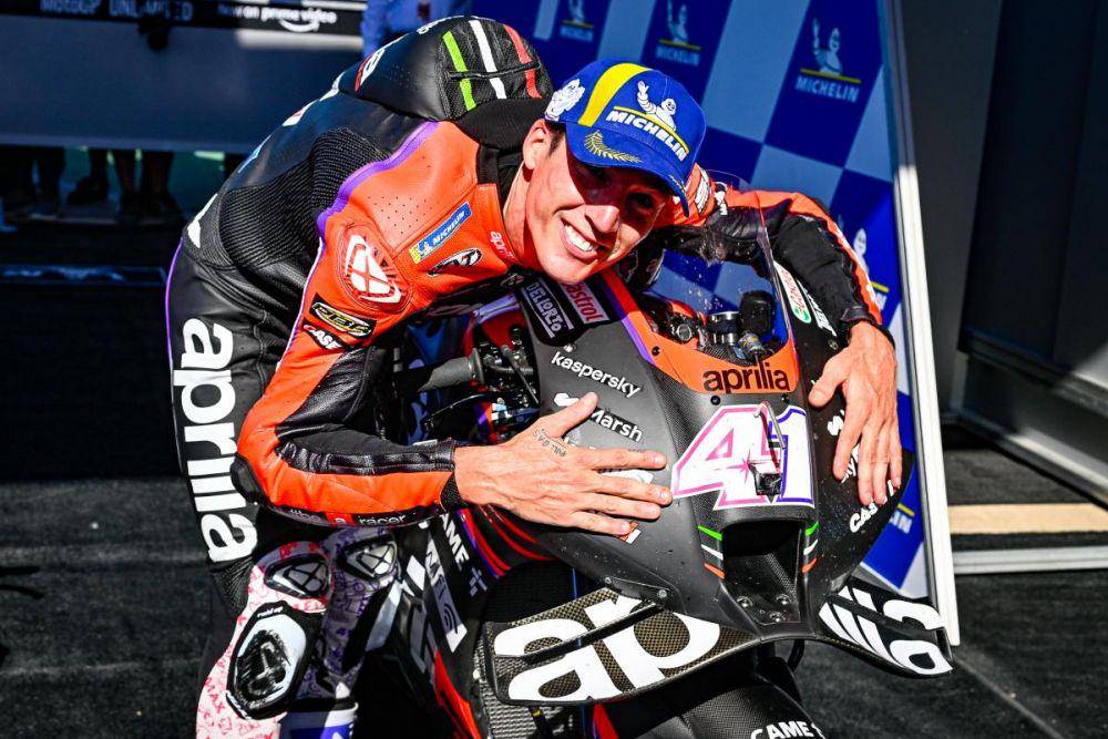 Aleix Espargaro seusai GP Argentina (motogp.com)