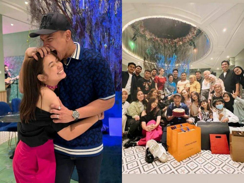 kolase potret perayaan ultah Fadly (instagram.com/becca.fadly l instagram.com/fadlybecca.cute)
