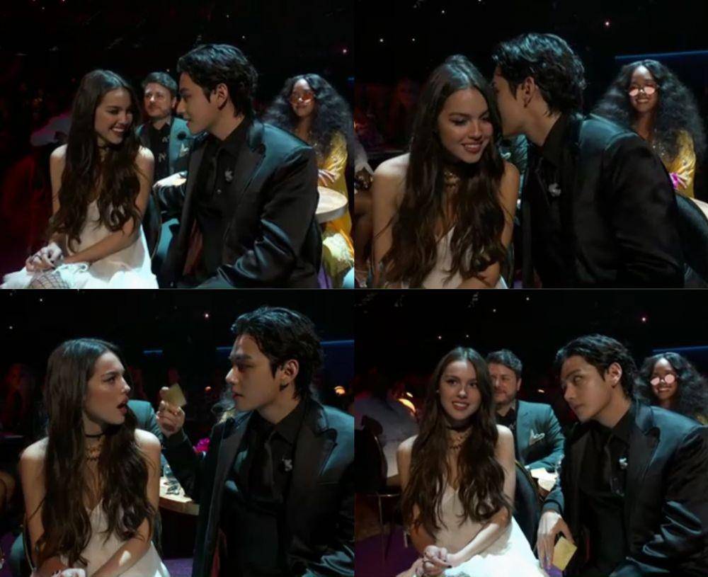 V BTS dan Olivia Rodrigo (dok. 64th Grammy Awards)